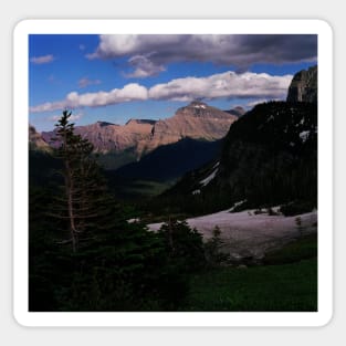 Logan's Pass, Glacier N.P., Montana Sticker